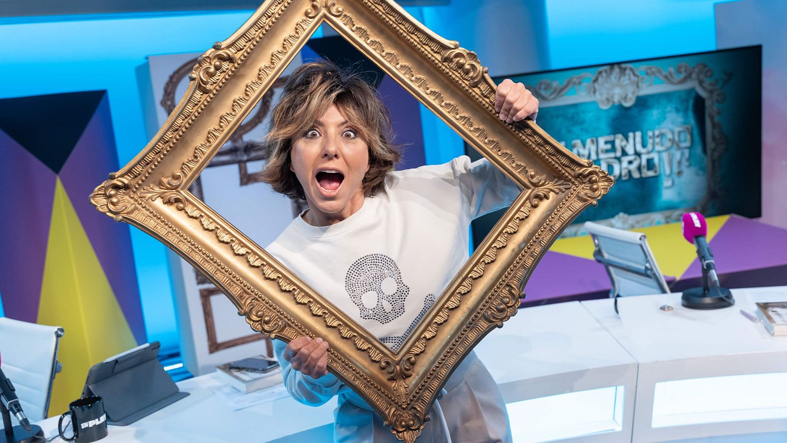 Sonsoles Ónega en el vídeopodcast de RTVE Play 'Menudo cuadro'