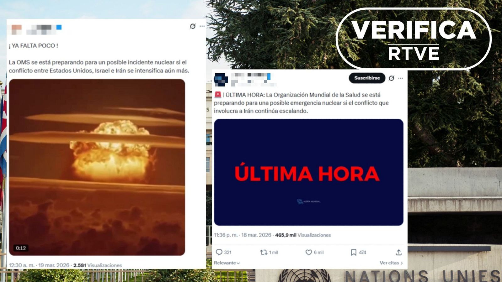 La OMS considera la emergencia nuclear como "el peor escenario"