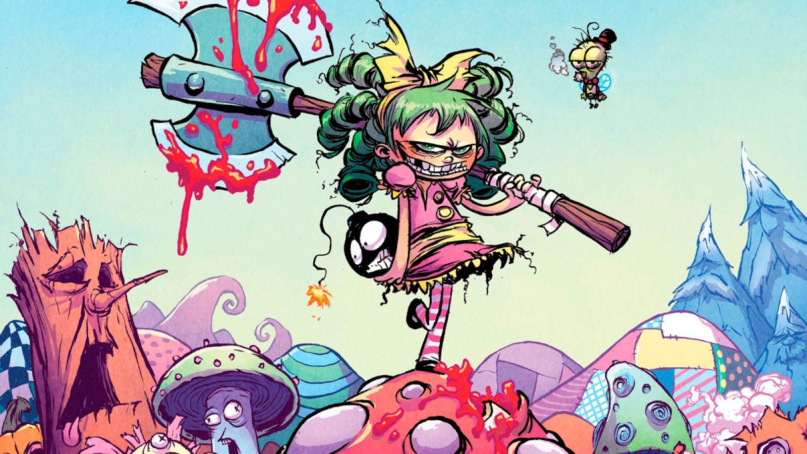 Fragmento de la portada de 'I hate Fairland'