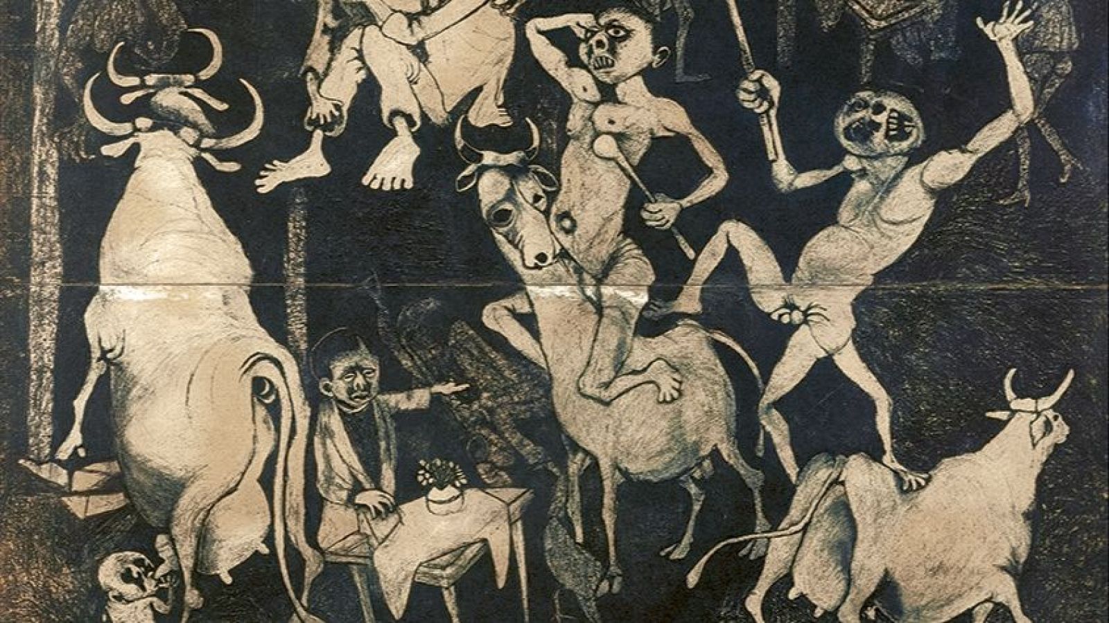 El 'Guernica africano' de Dumile Feni encara la obra de Picasso en el Reina Sofía