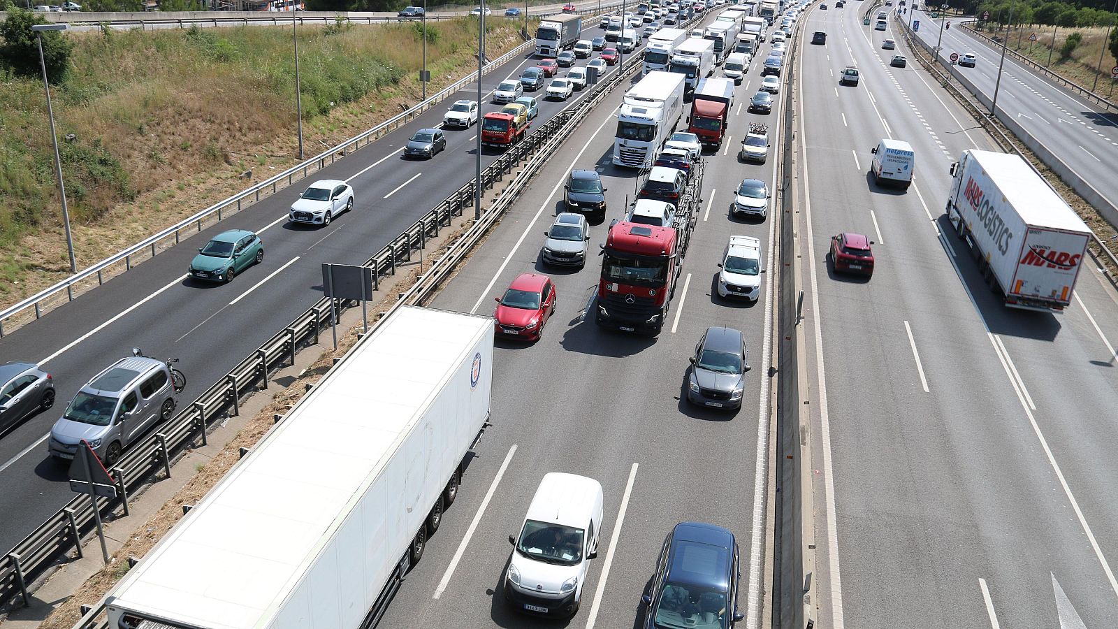 AP-7 al seu pas per Bellaterra