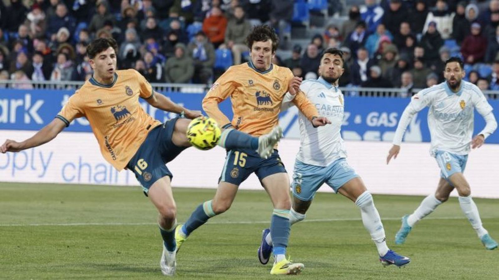 Zaragoza - Racing de Santander, partido de la jornada 32 de Segunda División