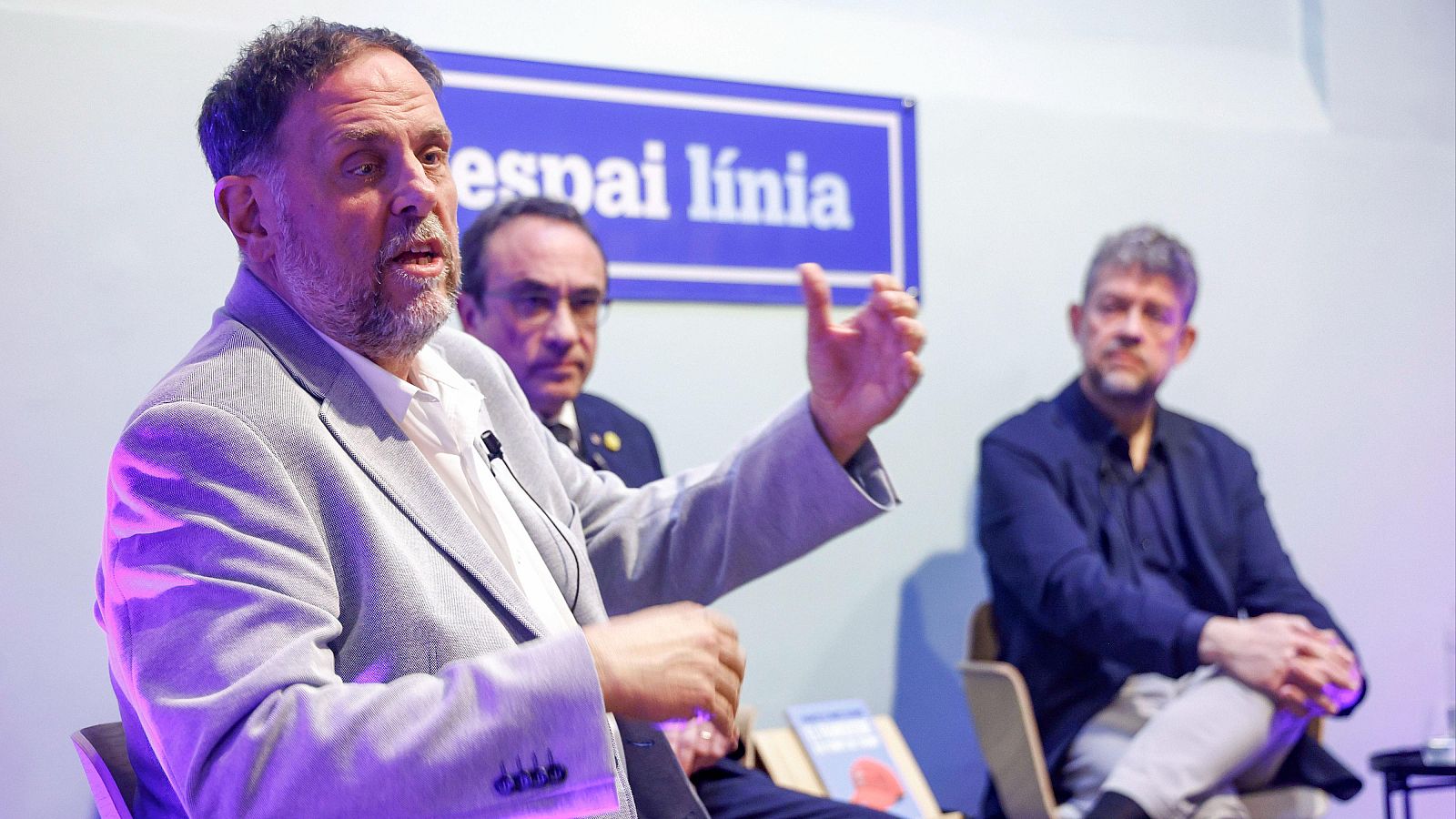 Junqueras, sobre el frente de izquierdas de Rufián: "Fui a la cárcel por Cataluña, no para que Colau sea diputada de ERC"