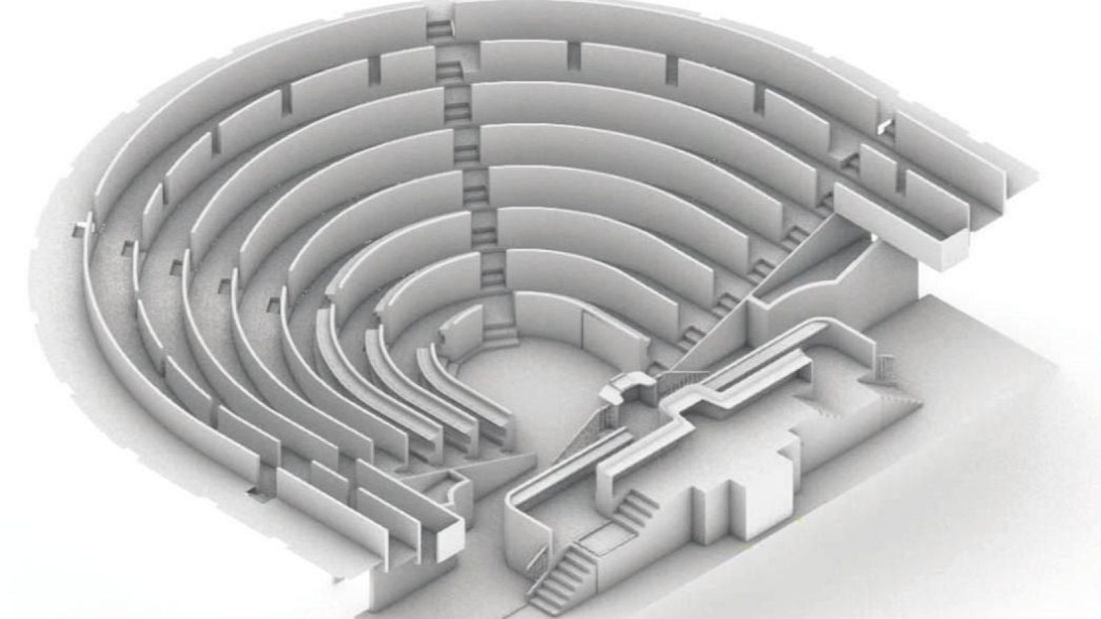 Imagen de la reforma del Congreso que se quiere realizar para mejorar su accesibilidad.