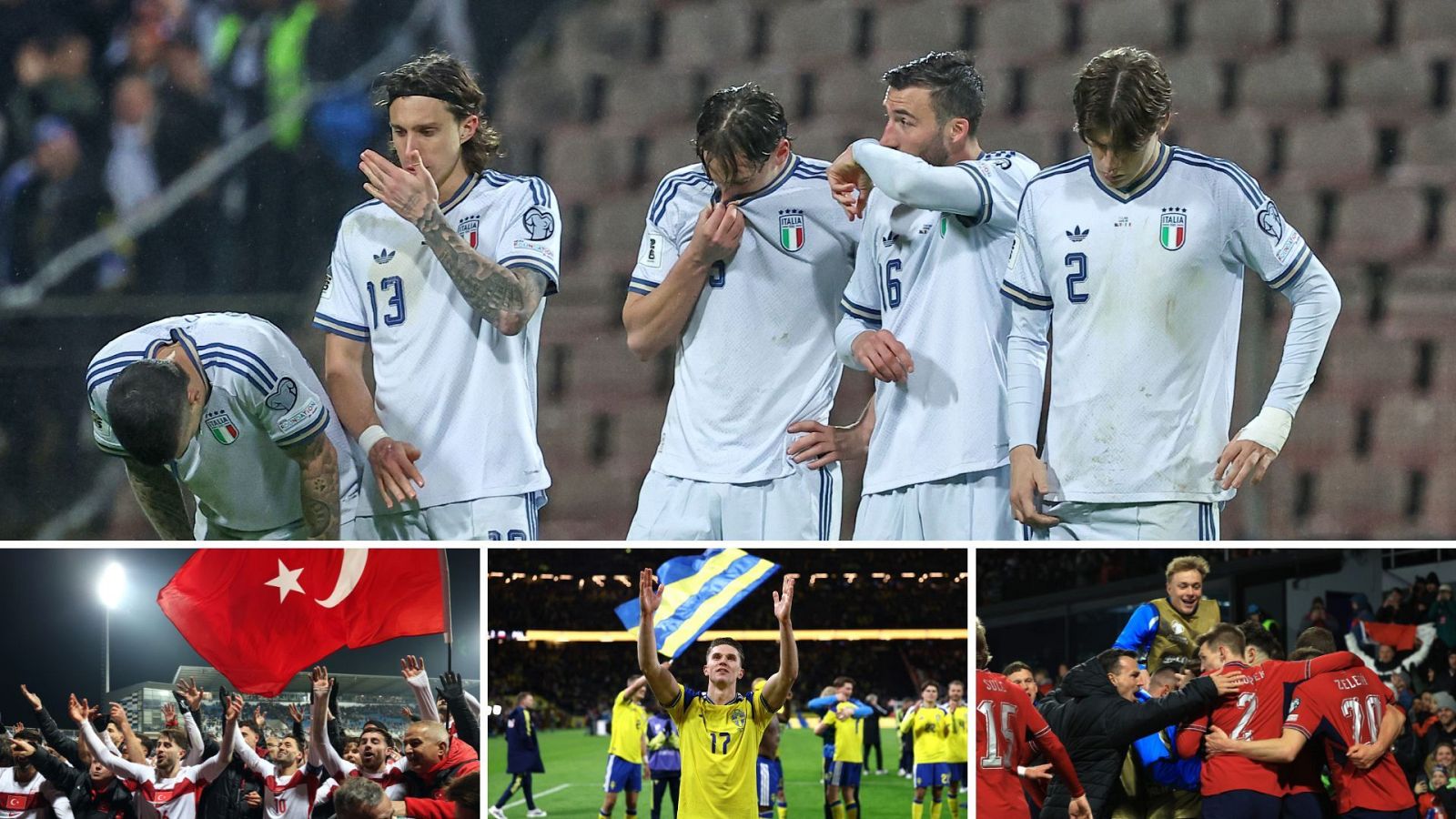 Italia se queda de nuevo sin acudir al Mundial: van tres ausencias consecutivas.