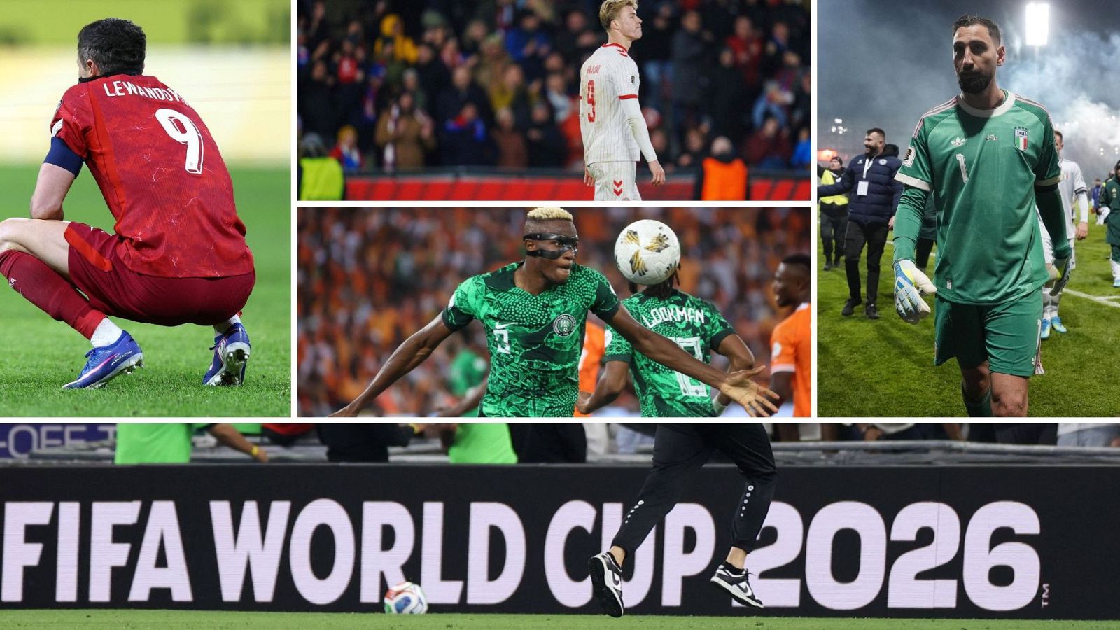 El largo adiós de Italia y la triste despedida de Lewandowski: las grandes ausencias del Mundial 2026