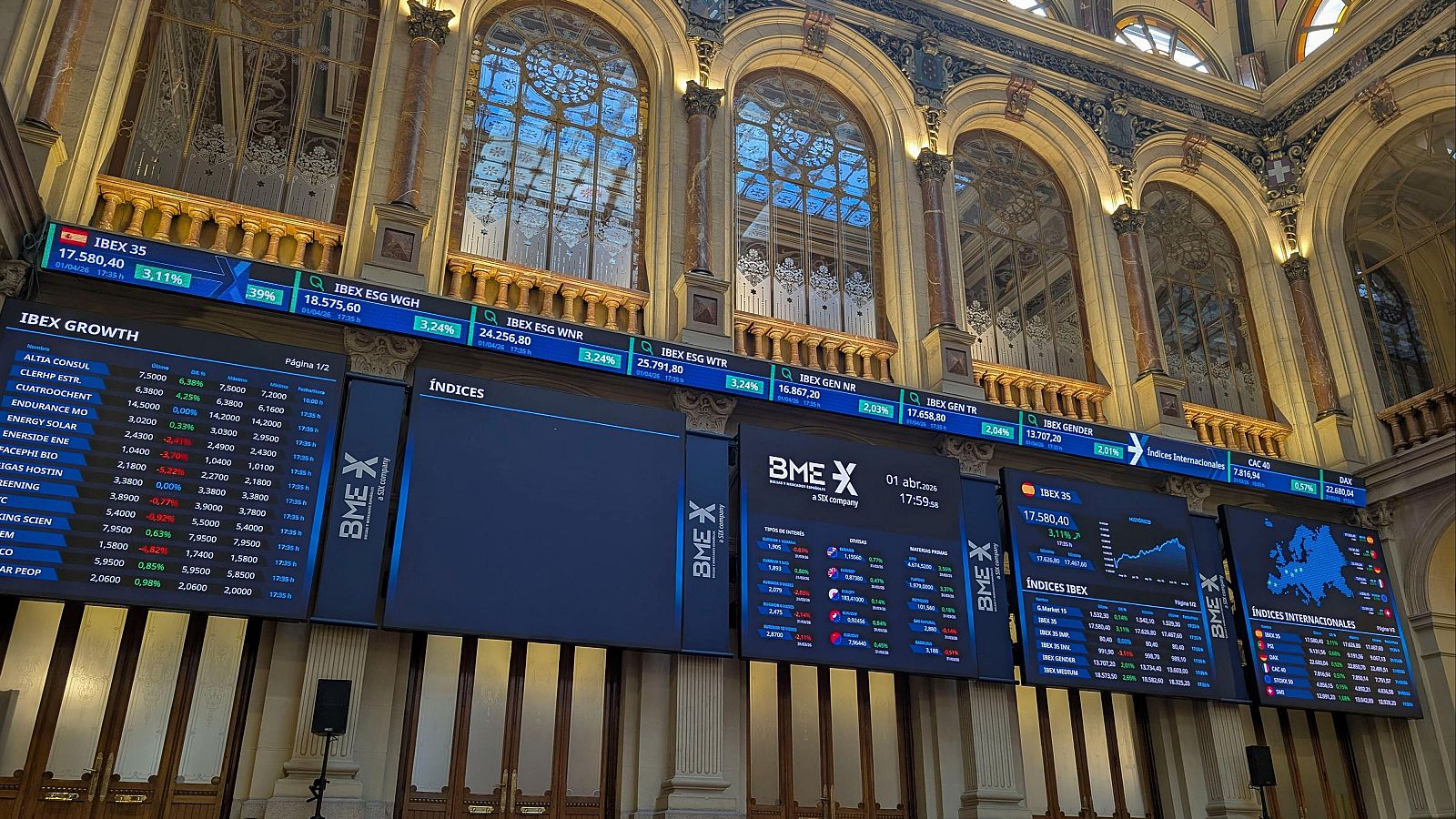 Las bolsas europeas abren con caídas tras el discurso de Trump y en medio de subidas del petróleo