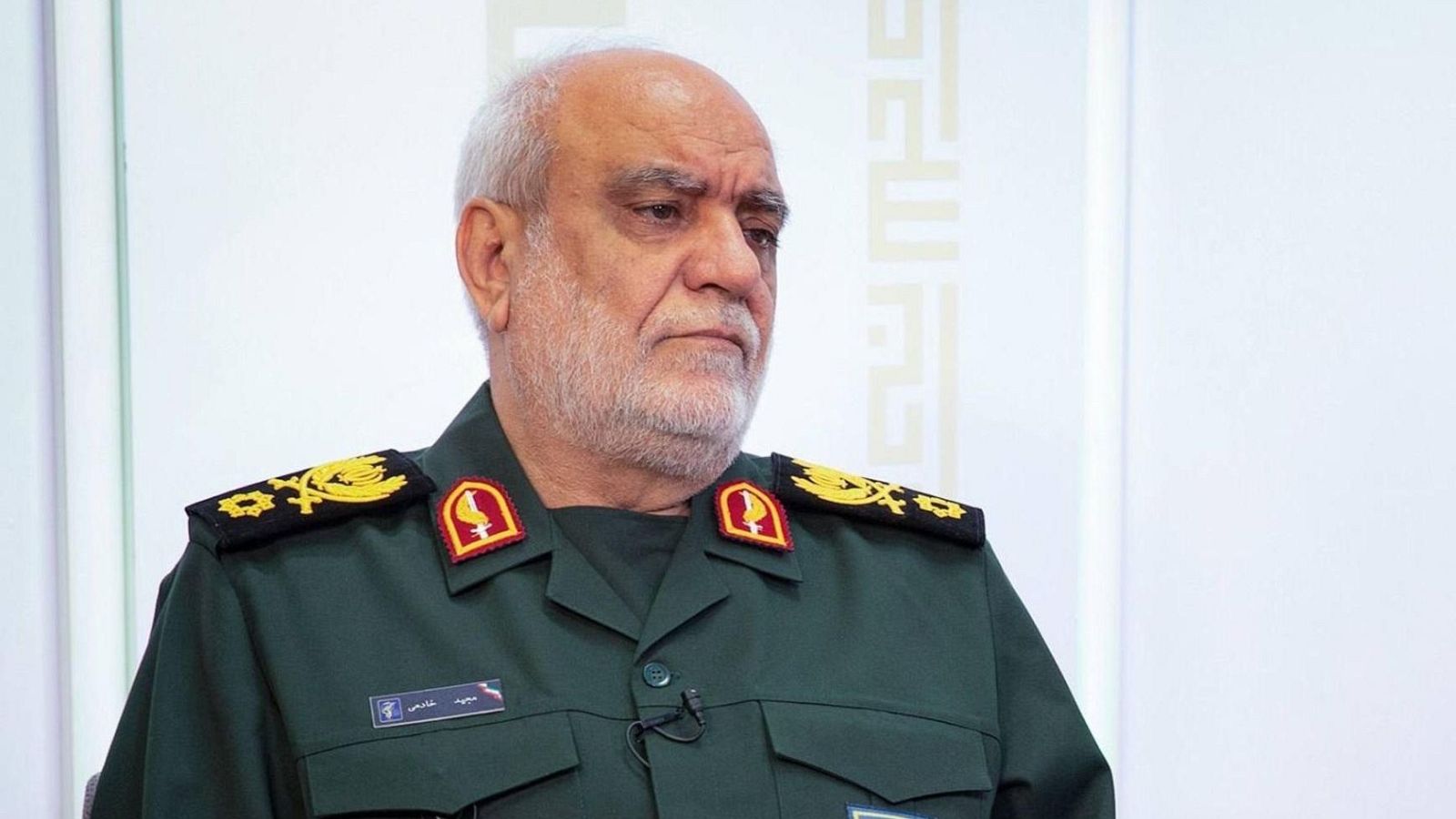 Imagen del jefe de Inteligencia iraní, Mayid Jadamí, asesinado en un ataque de las Fuerzas de Defensa de Israel según ha confirmado este lunes La Guardia Revolucionaria iraní