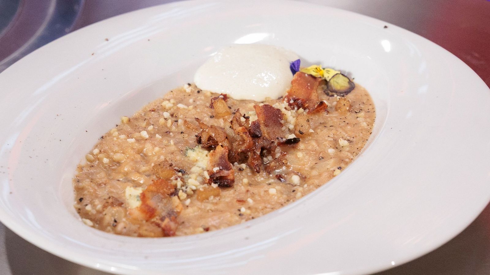 Receta de risotto con pera de Camilla en MasterChef 14
