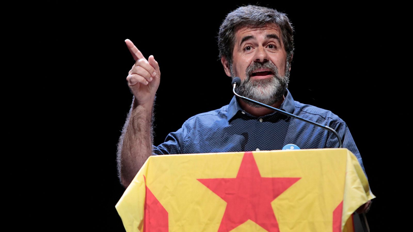 Imagen de archivo del pasado mes de septiembre del candidato a la Generalitat Jordi Sànchez.