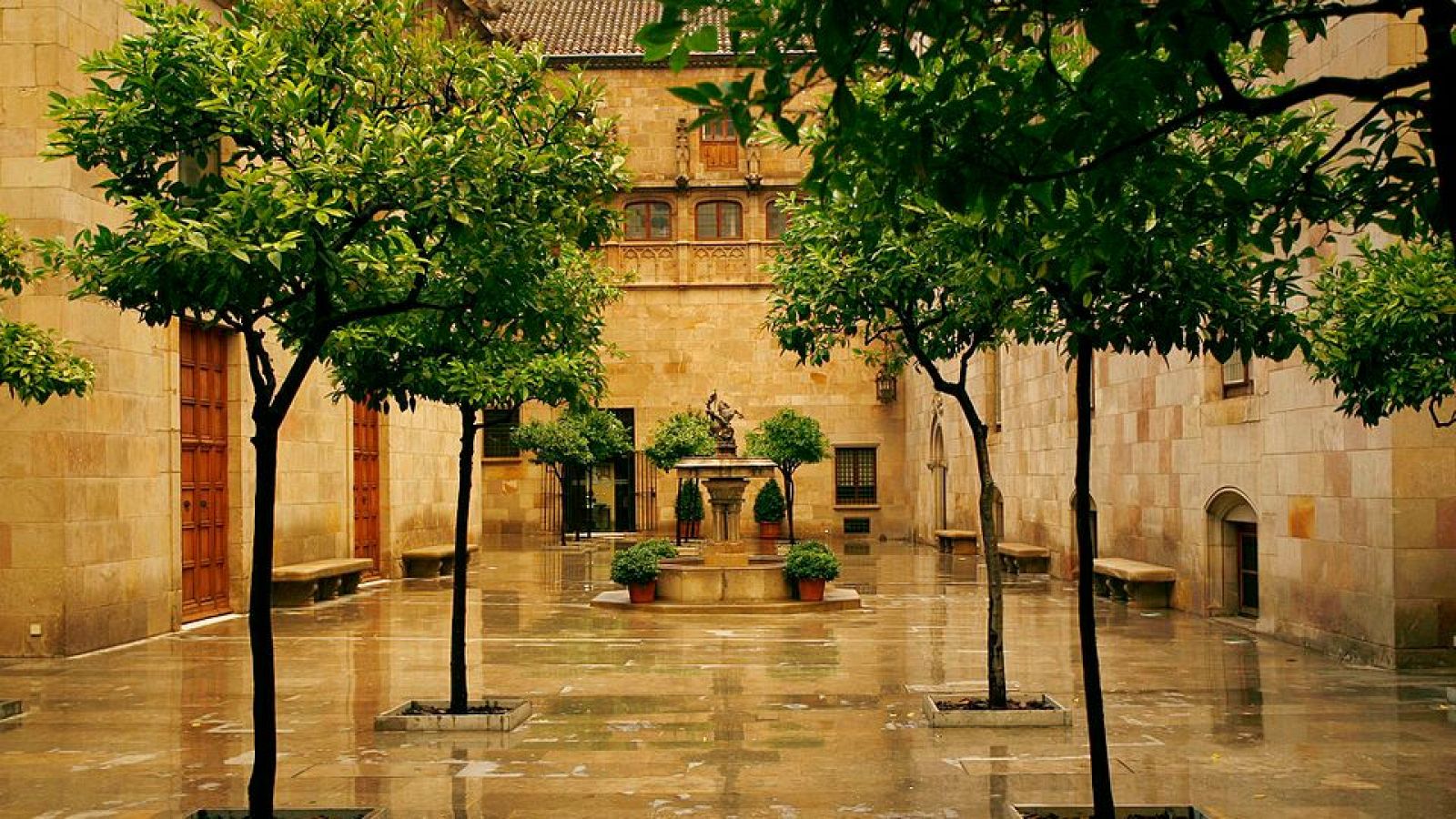 Pati dels Tarongers del Palau de la Generalitat de Catalunya