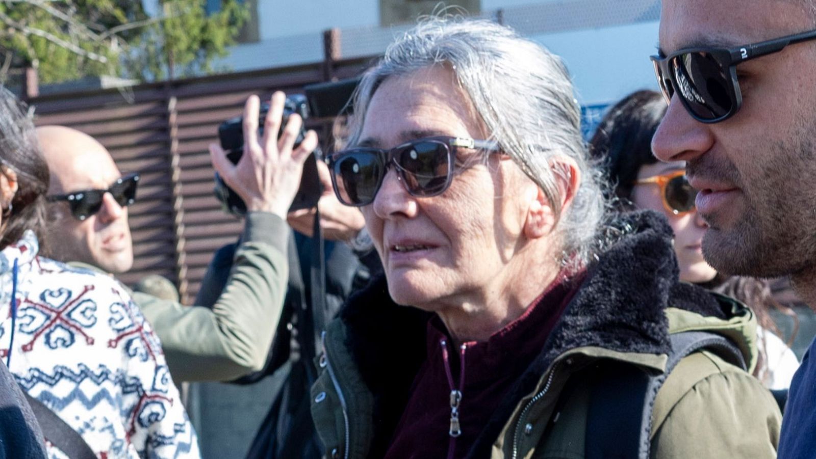 La exjefa de ETA, Soledad Iparraguirre, alias 'Anboto', sale de la cárcel de Martutene en régimen de semilibertad