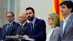 Independentistas, 'comunes' y PSC lamentan la prisión de Turull y Torrent reclama "un frente unitario"
