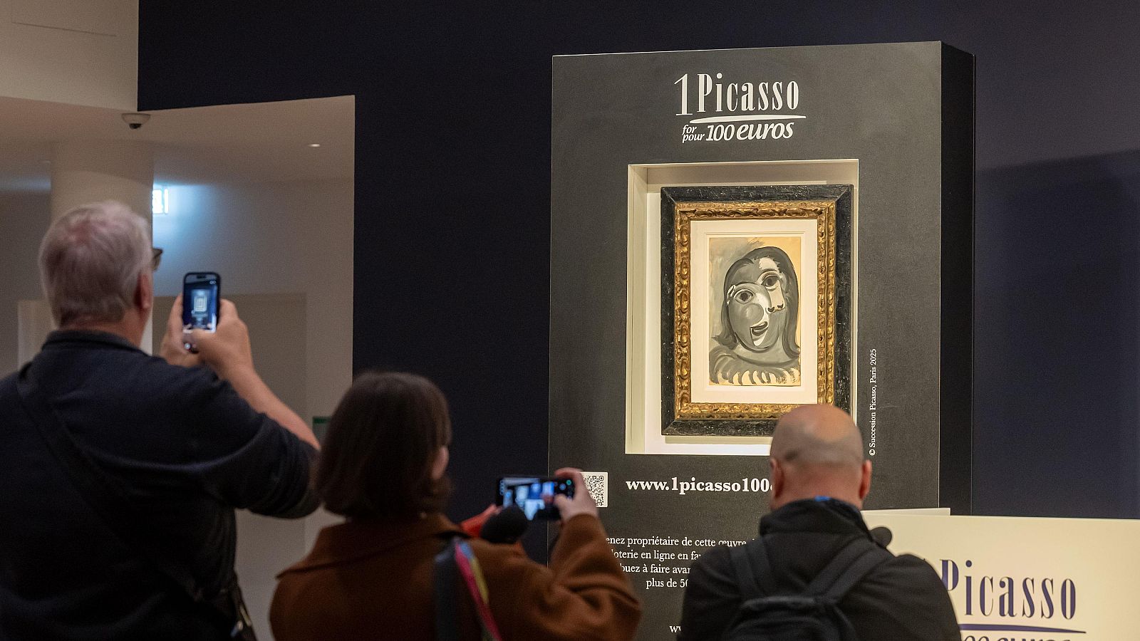 Un francés gana un Picasso valorado en un millón de euros en una rifa solidaria en París