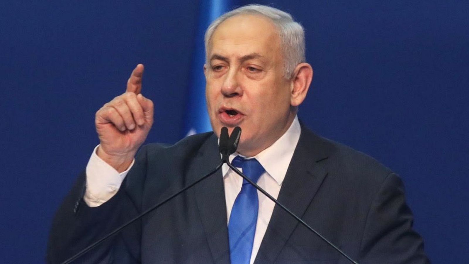 El primer ministro de Israel, Benjamin Netanyahu, en un acto.