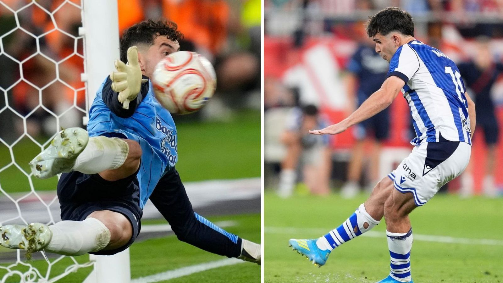 La Real Sociedad toca el cielo en Sevilla en la gran noche de Zubieta