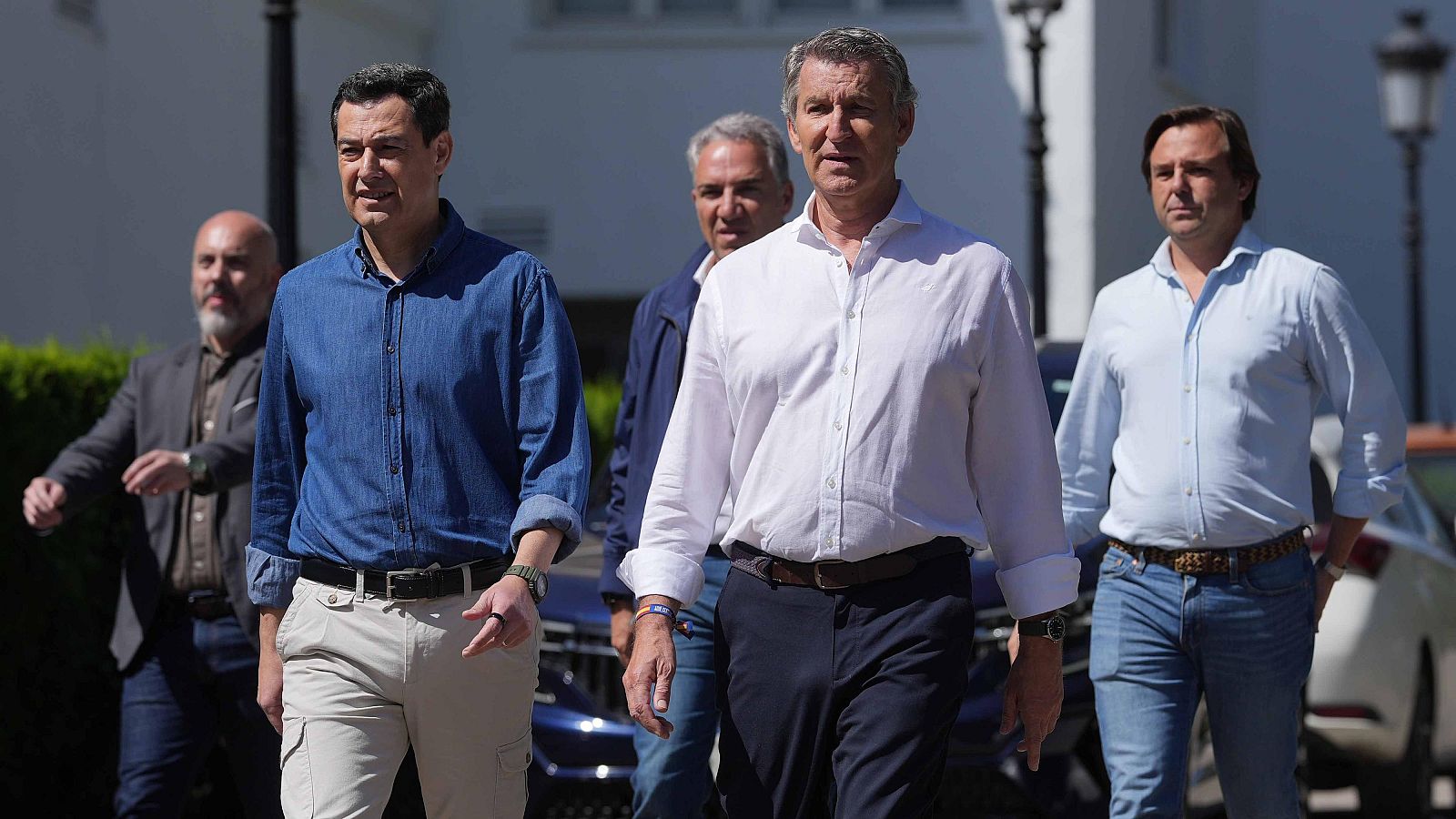 Feijóo apoya a Moreno en Andalucía