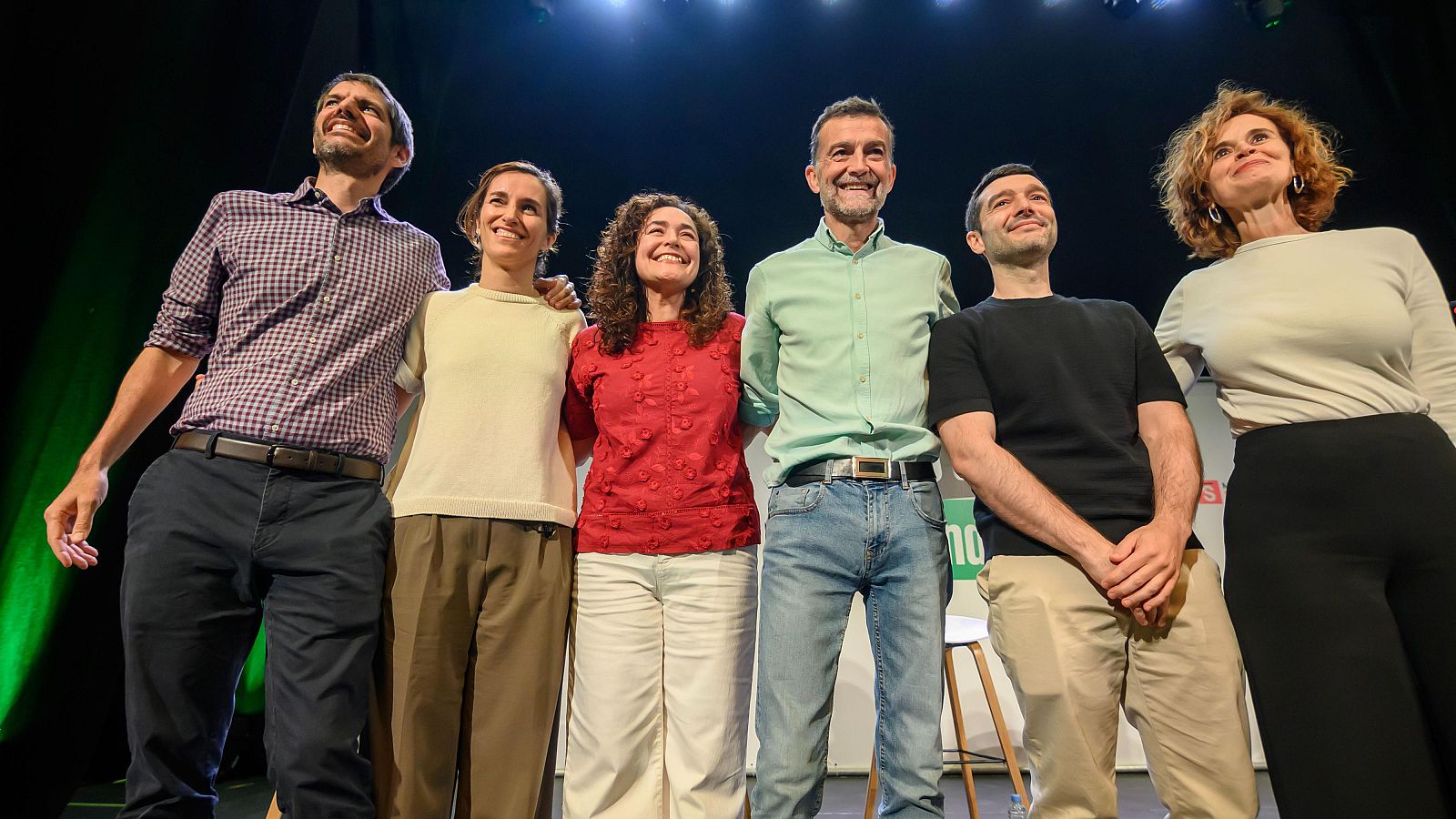 Bustinduy, Mónica García y Urtasun arropan a Maíllo en Andalucía y equiparan a Moreno con Ayuso