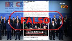 Irán no ha firmado un acuerdo energético y militar con los BRICS, esta foto está creada con IA