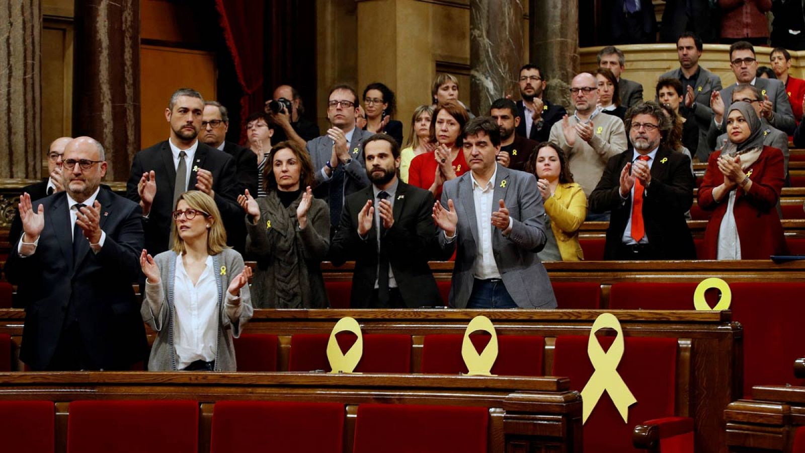 Los grupos independentistas en el Parlament
