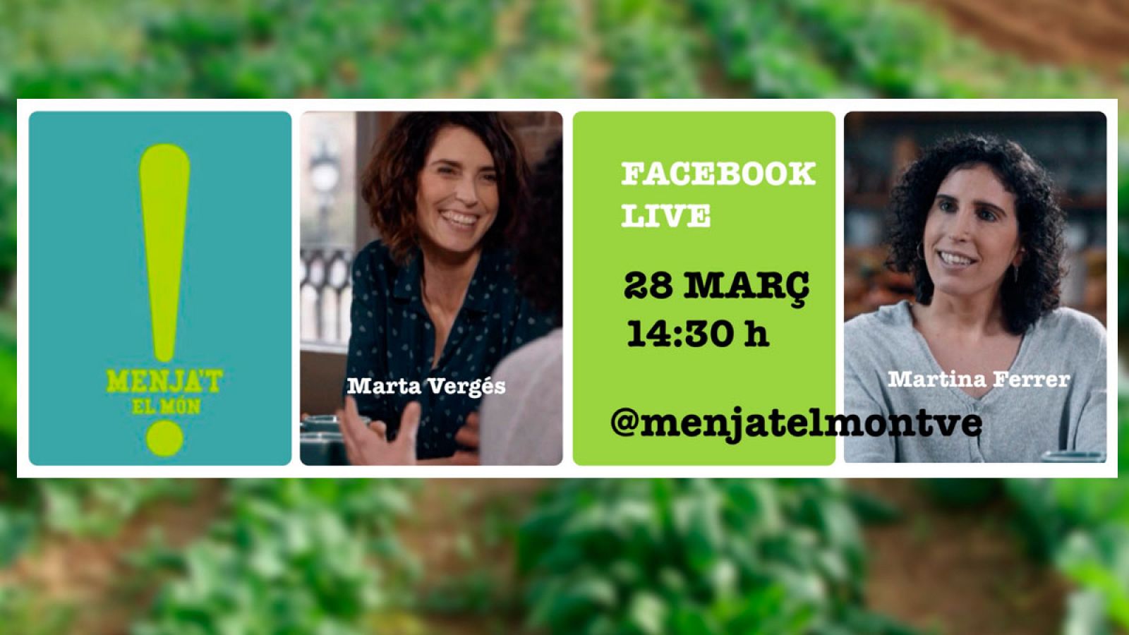 Dimecres 28 de març a les 14:30 la Martina Ferrer de @martinaturalbienestar i la Marta Vergés de @kalegriaBio