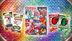 ¡La nueva revista Clan aterriza en los quioscos con criaturas legendarias, sorpresas y cartas Pokémon!