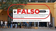 No se dan pensiones no contributivas "a inmigrantes que llevan menos de 3 meses en España", es falso