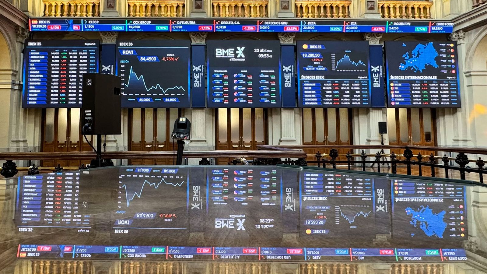 El alto el fuego de Trump pasa de largo para el IBEX 35: se acerca a los 18.000 puntos aunque ha abierto al alza.