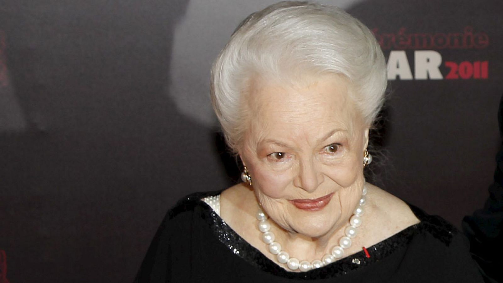 La actriz Olivia de Havilland en una imagen de archivo en 2011.