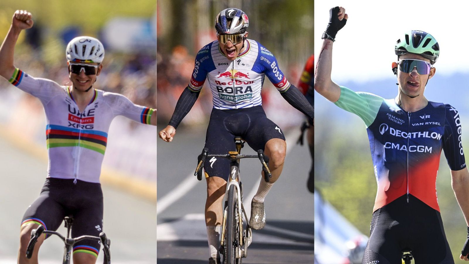 Paul Seixas desafía por primera vez a Pogacar y a Evenepoel en la Lieja-Bastoña-Lieja 2026.