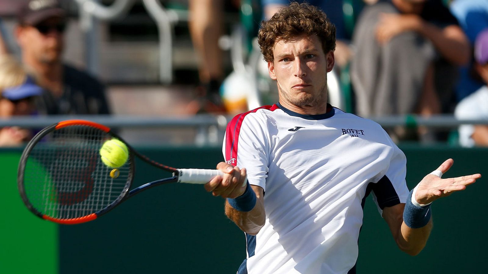 Pablo Carreño, durante su partido contra Fernando Verdasco
