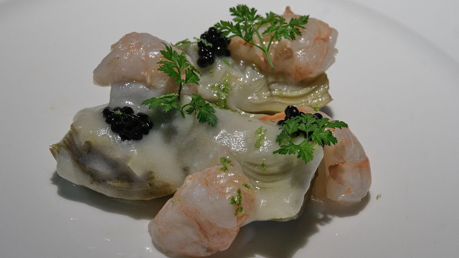 Receta de alcachofas con beurre blanc y cigalitas de MasterChef 14