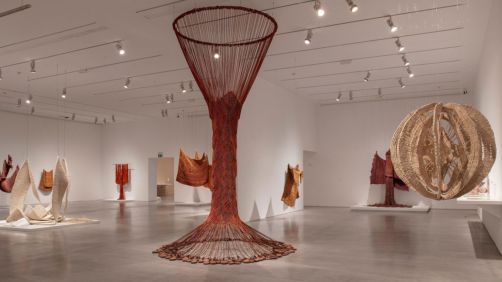 Los pájaros-cometa de Aurélia Muñoz entretejen el espacio en el Reina Sofía