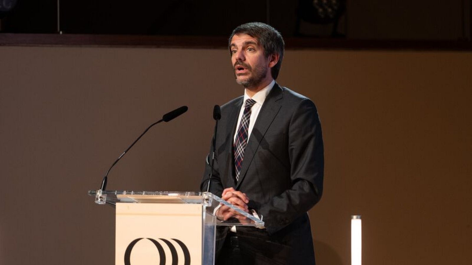 Ernest Urtasun, Ministro de Cultura, presenta la Oficina de Difusión de la Danza en el Auditorio Nacional de Música.