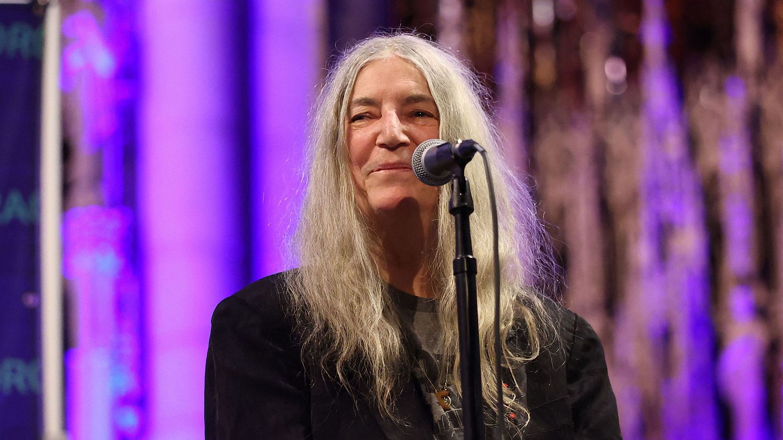 Patti Smith en una imagen de archivo durante un concierto