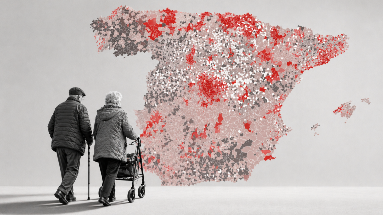 Mapa de las pensiones por municipios