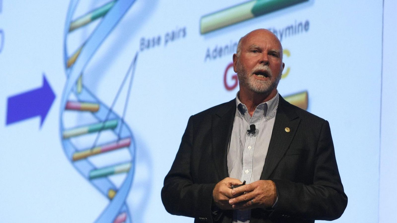 Fotografía del biólogo y empresario estadounidense Craig Venter
