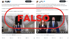 Zohran Mamdani no reconoce haber llevado Nueva York a la bancarrota en este vídeo, es falso