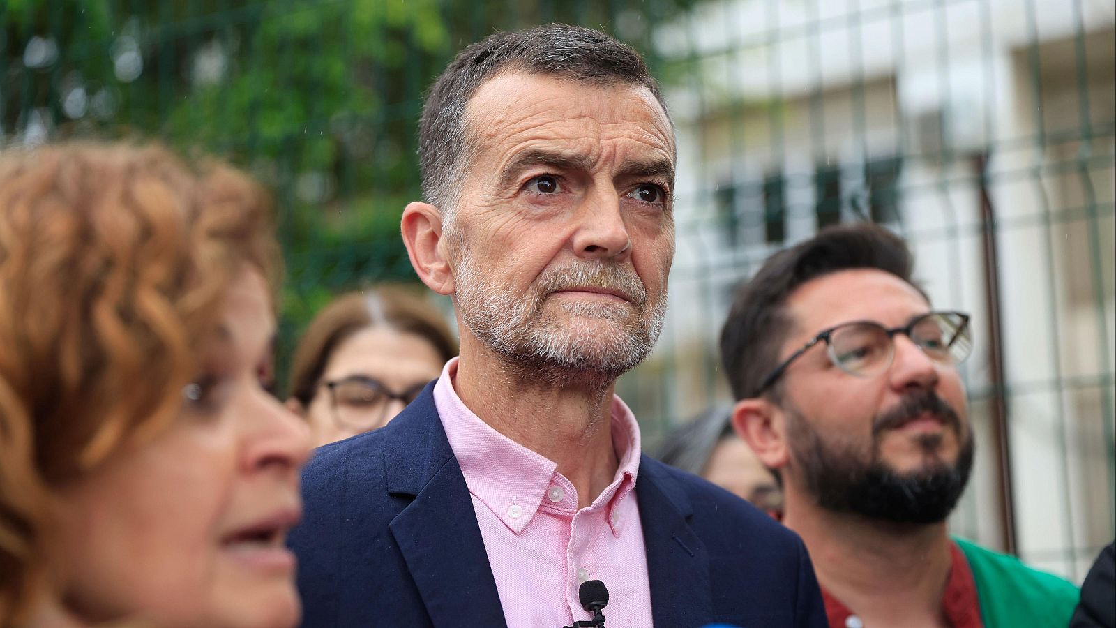 El candidato de Por Andalucía a la Presidencia de la Junta, Antonio Maíllo, en un acto de este sábado.