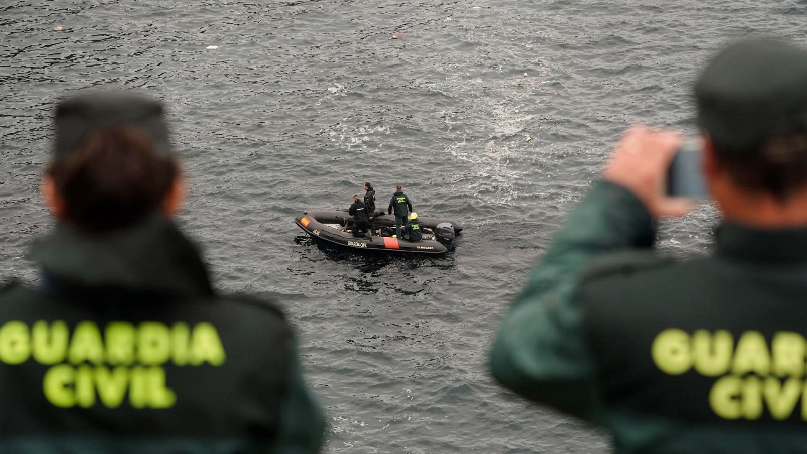 Agentes de la Guardia Civil en la búsqueda
