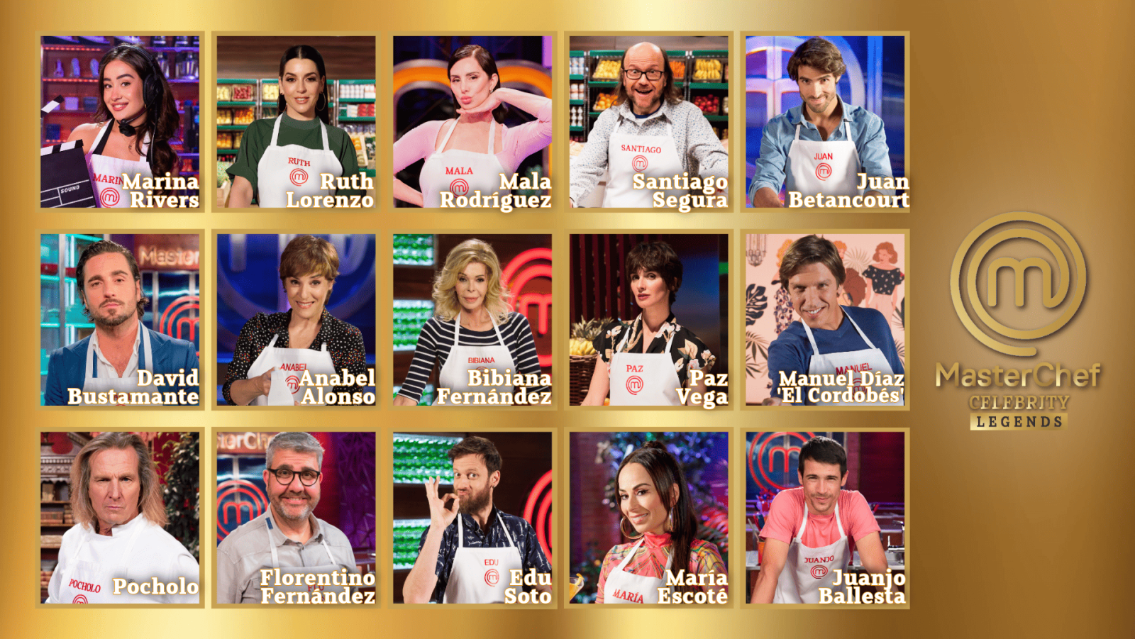 Aspirantes de 'MasterChef Celebrity Legends'