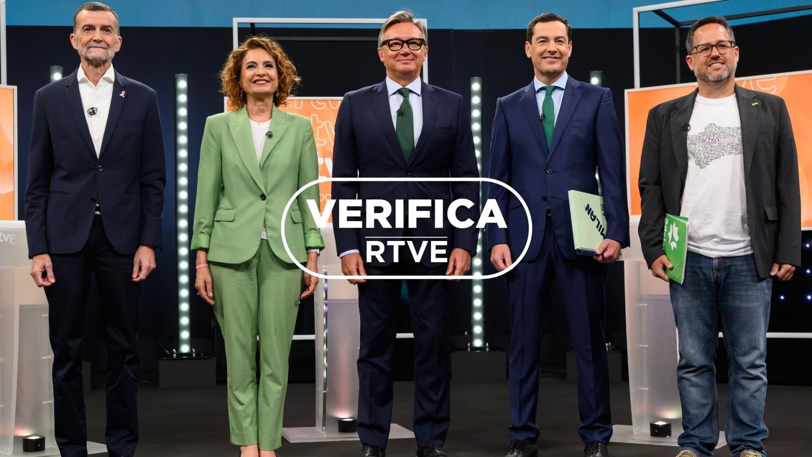 Debate electoral de Andalucía de RTVE: verificación, datos y contexto
