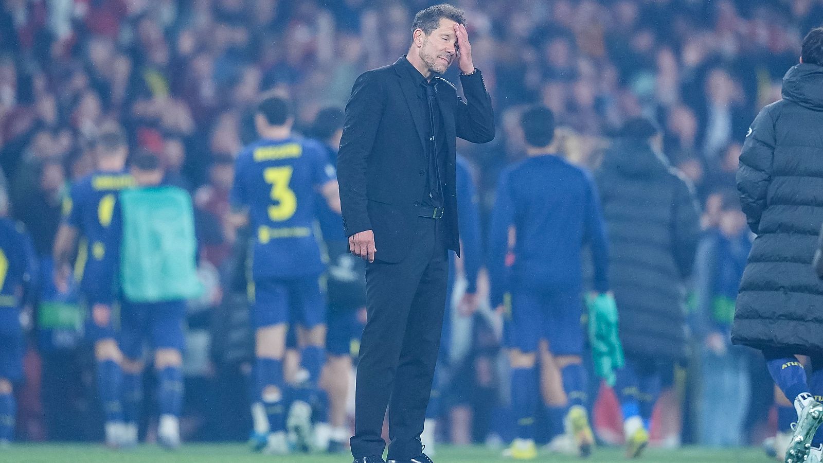 Simeone tras la derrota ante el Arsenal en las semis de las Champions.