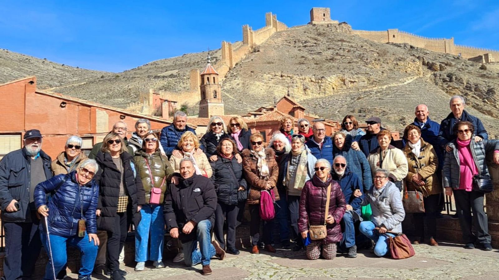 El grupo en Albarracín