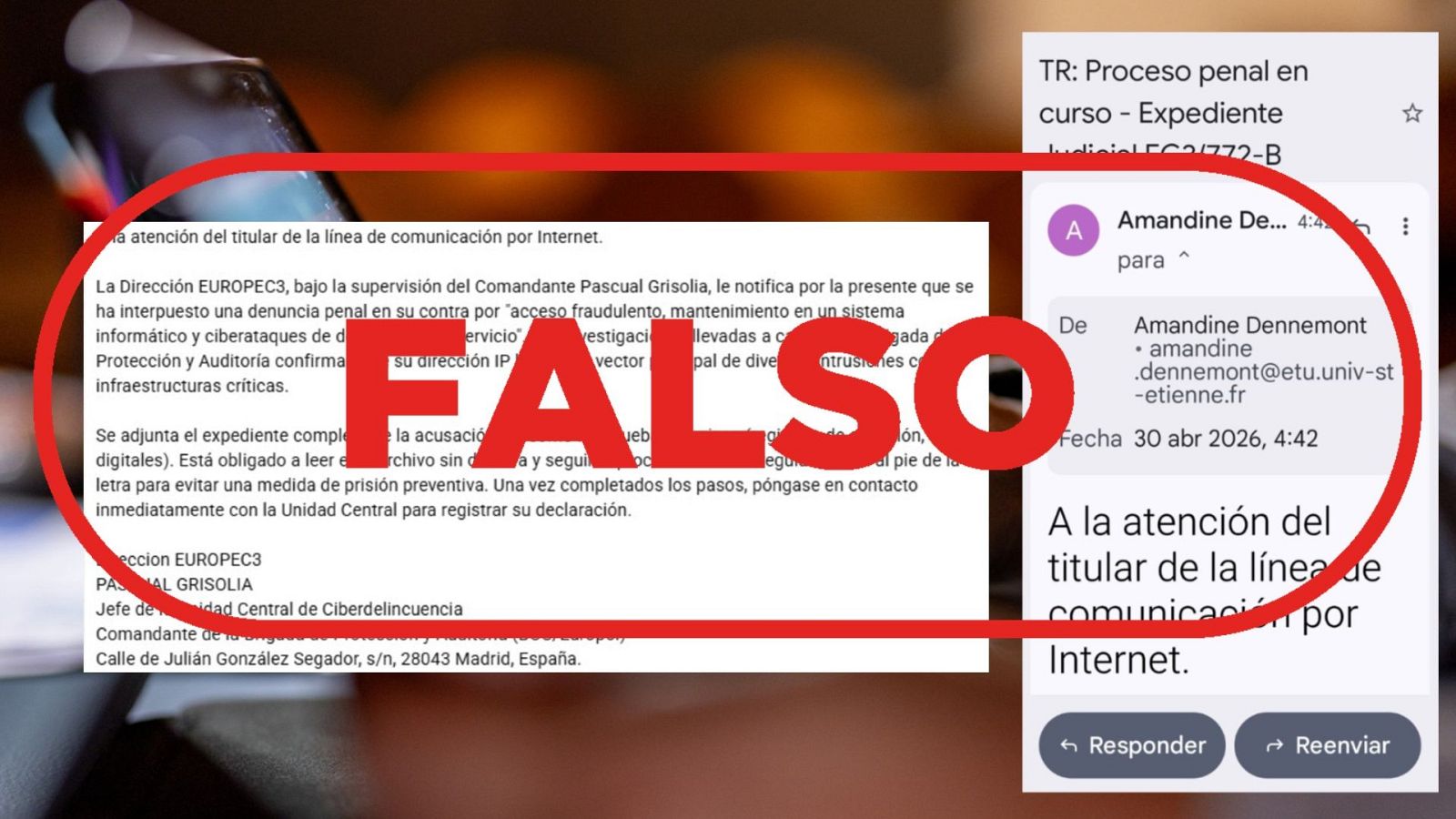 Europol no notifica procesos penales en curso por email