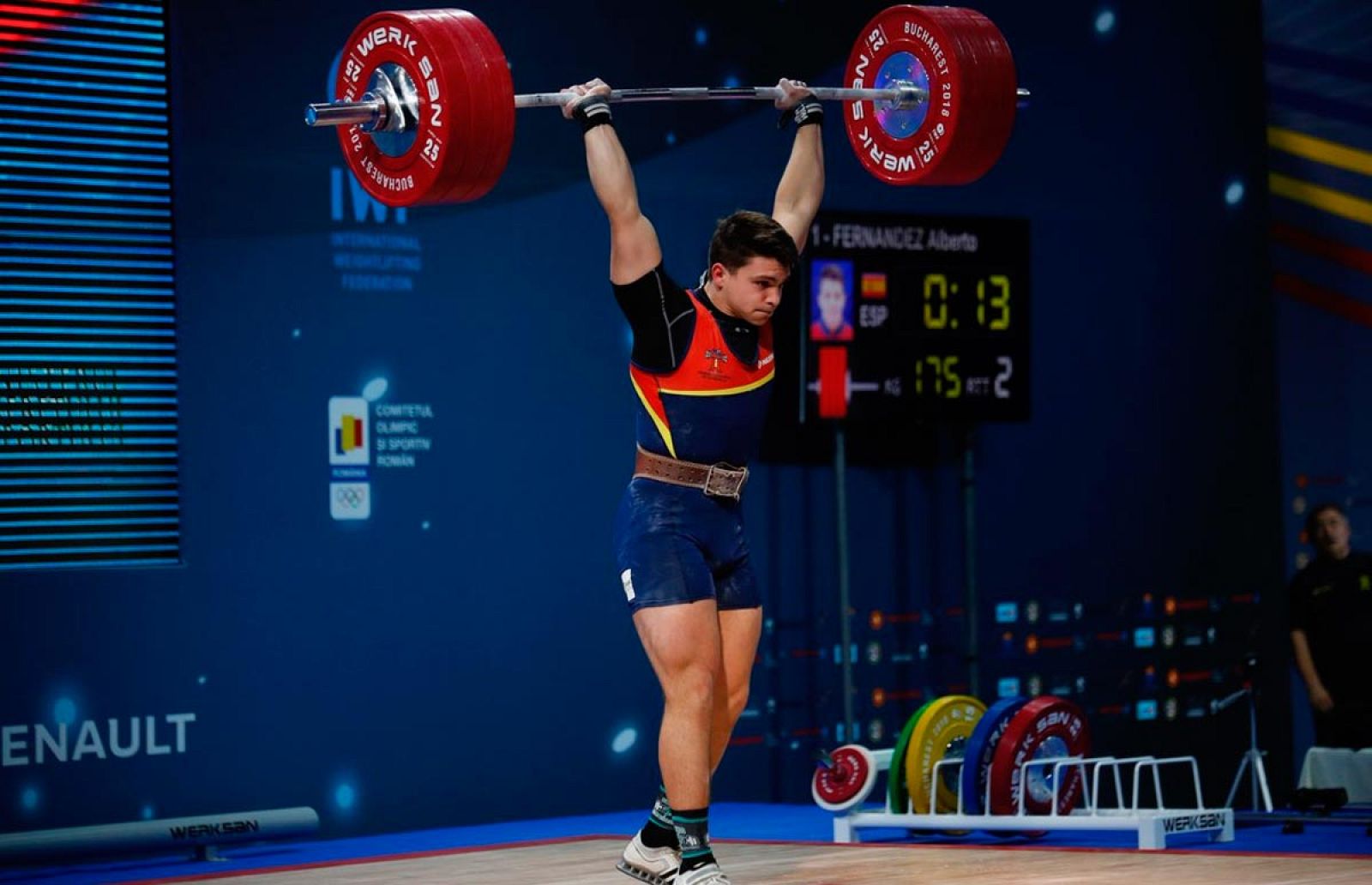 Alberto Fernández suma la décima medalla para España en Bucarest.