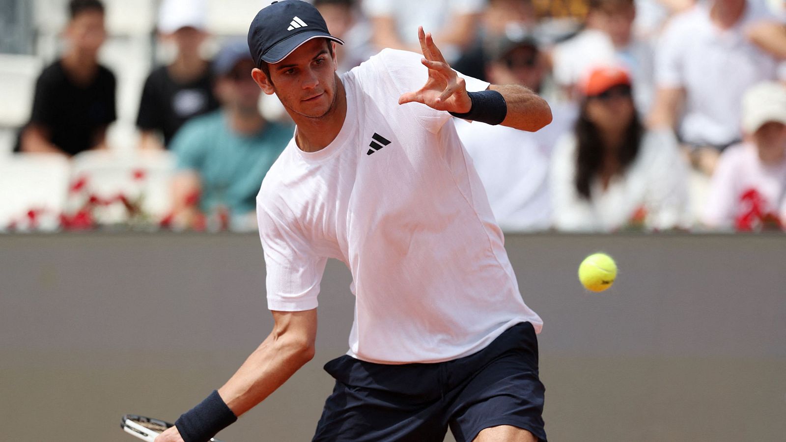 Rafa Jódar, en su debut en Roma