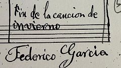 Así suena la música de Lorca: TVE muestra una pieza inédita de piano compuesta por el poeta