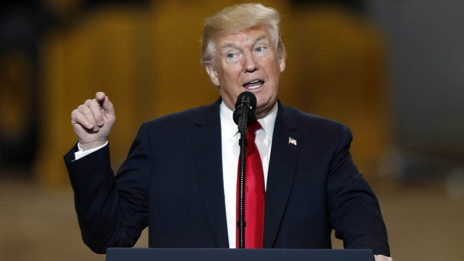 El presidente de Estados Unidos, Donald Trump