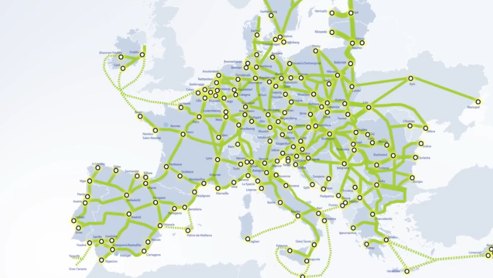 Captura del vídeo 'Connecting Europe by train'
